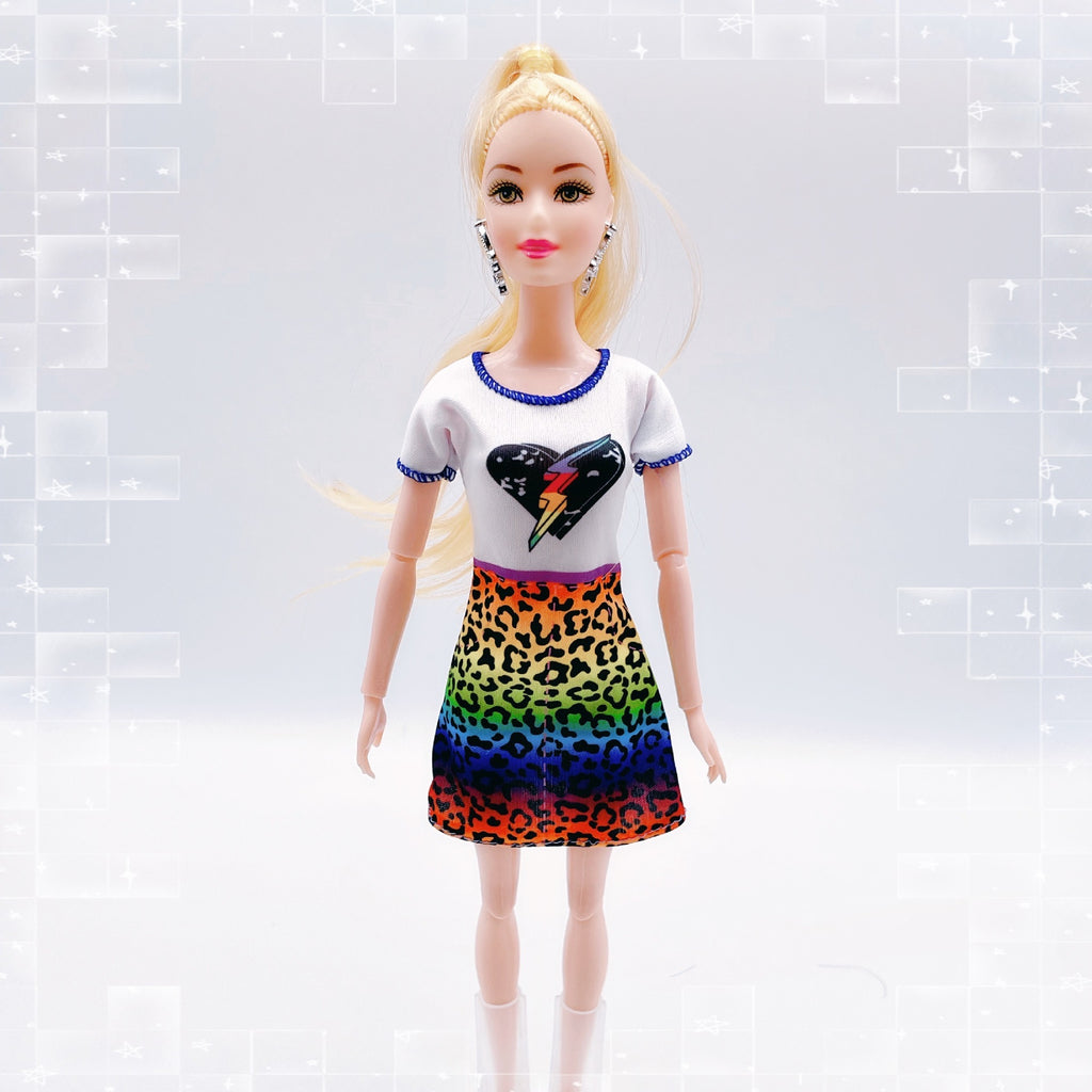 30cm Doll Clothes Dress Up Casual Skirt Girl Toy