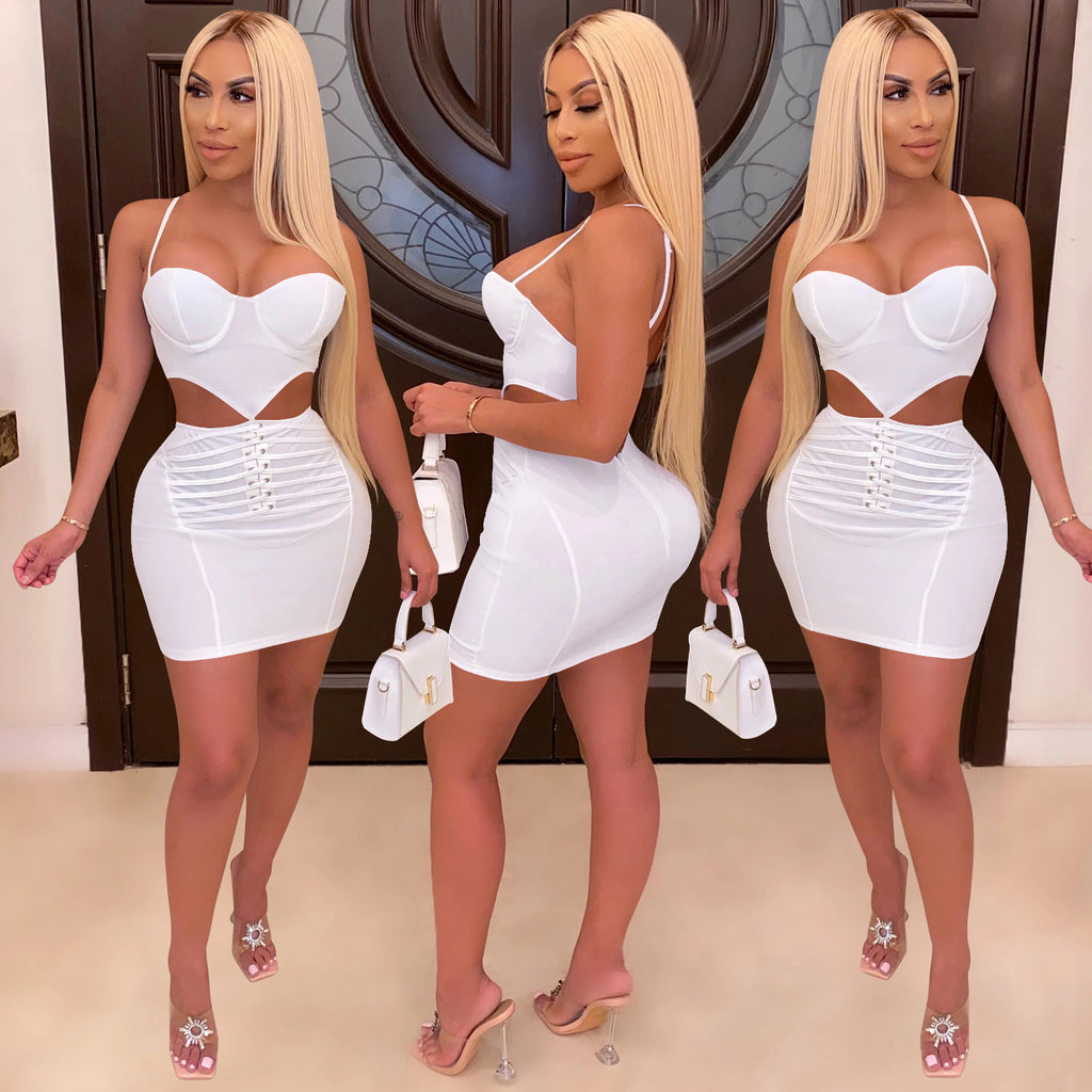 Sling Dress Nightclub Chest Wrap European And American Women's Clothing