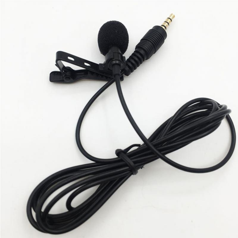 Portable clip Condenser Microphone Mobile Phone Universal 3.5MM