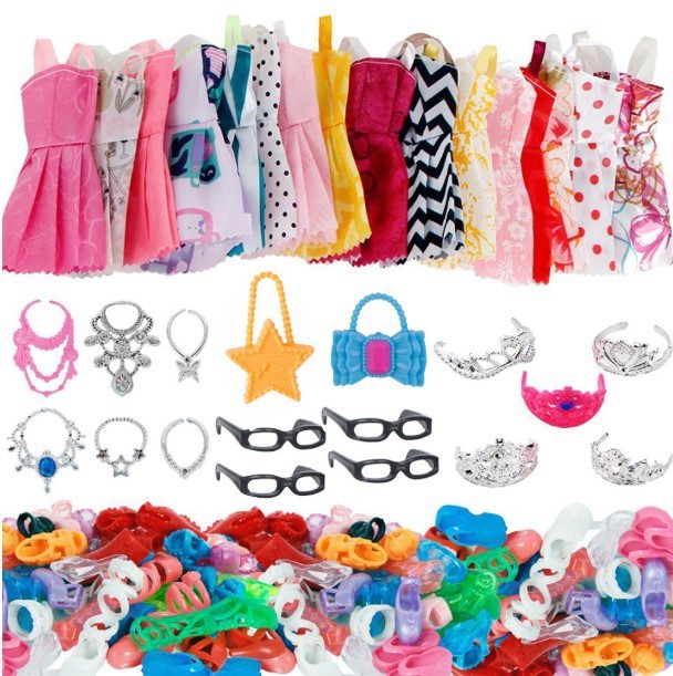 Children's Play House Doll Toy Dressing Set