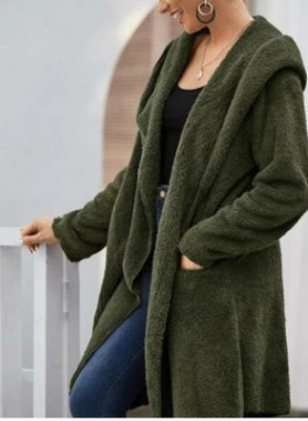 Double-sided fleece coat