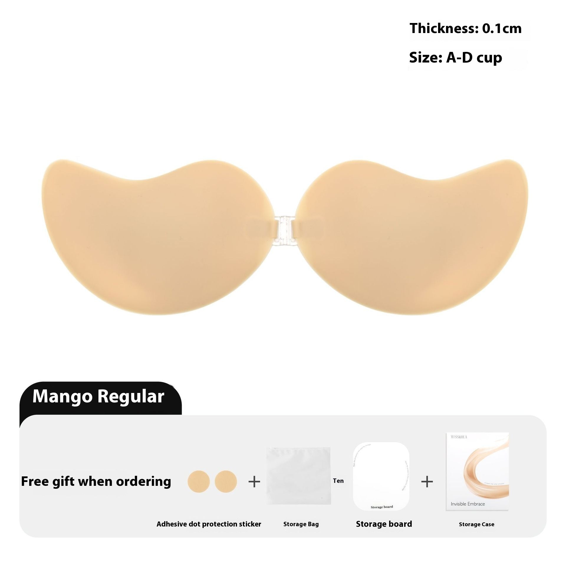 No Sweat Solid State Silicone Breast Pad Women