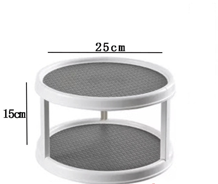 360 degree tray shelf seasoning storage box
