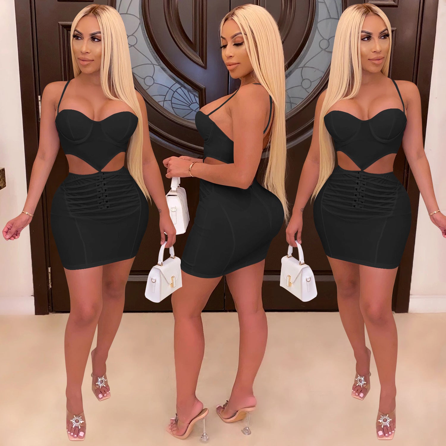 Sling Dress Nightclub Chest Wrap European And American Women's Clothing