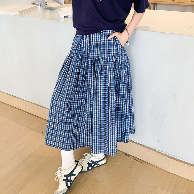 Artistic Retro Ethnic Style Printed Skirt