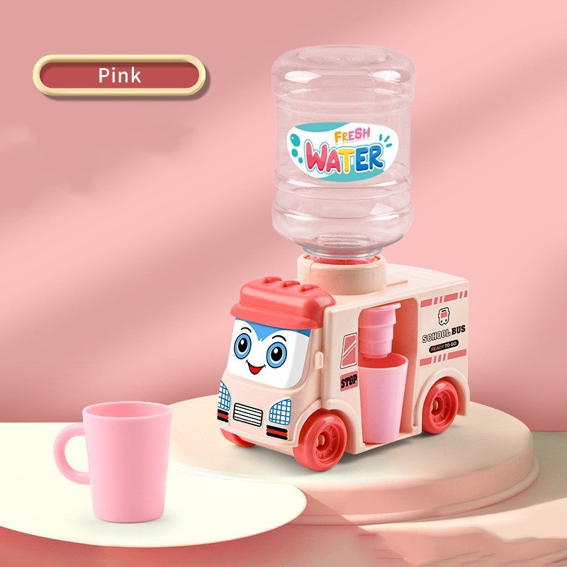 Small Children's Beverage Machine Playing At Home