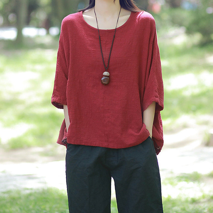 Fashion Women's Loose Fit Large T-shirt