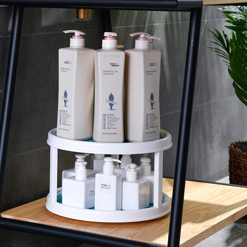 360 degree tray shelf seasoning storage box