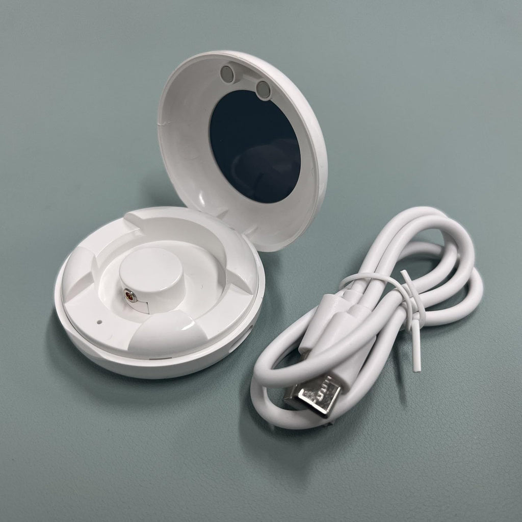 Smart Ring Charging Case, Magnetic Charging Port Compartment, Fast Charging Compact Box Portable Charger For COLMI R02 R06 R11M R8 Fitness Ring, 200 MAh Battery