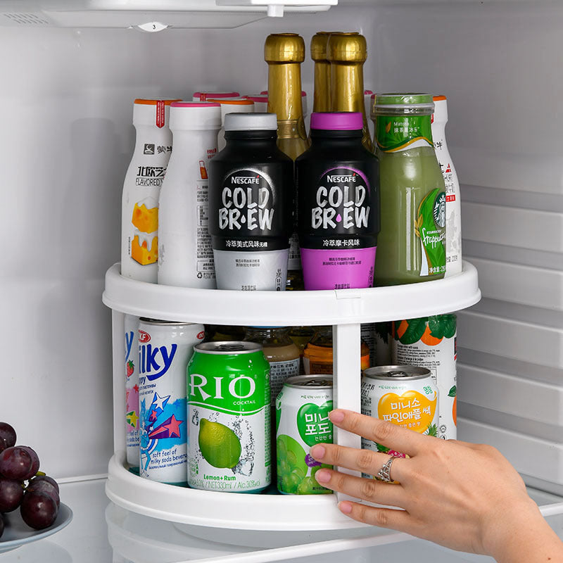 360 degree tray shelf seasoning storage box