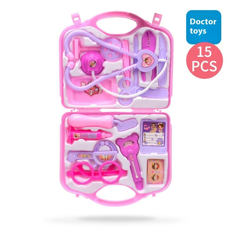 Portable Medicine Kit Suit Stethoscope Injection Children's Toy