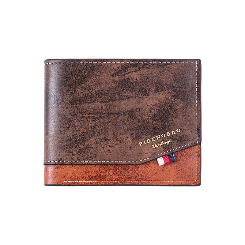 Two-fold Thin Retro Fashion Wallet