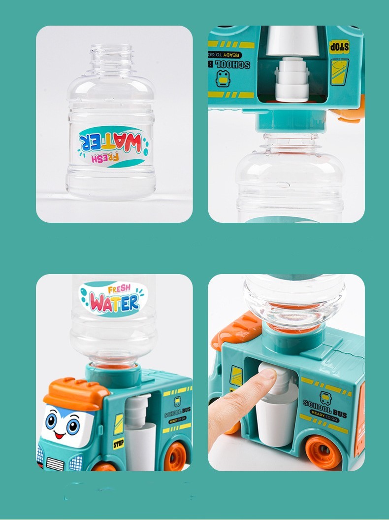 Small Children's Beverage Machine Playing At Home