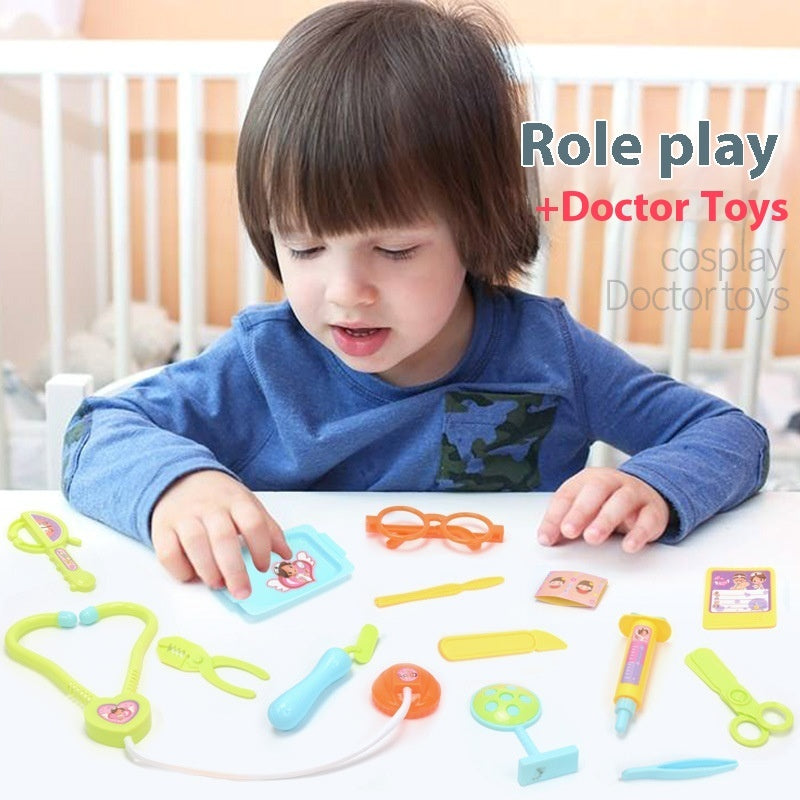 Portable Medicine Kit Suit Stethoscope Injection Children's Toy